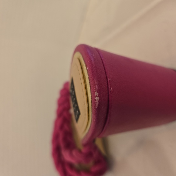 White House Black Market Adalynn Braided Block Heel Mule Sandals Pink Size 8 - Picture 7 of 10